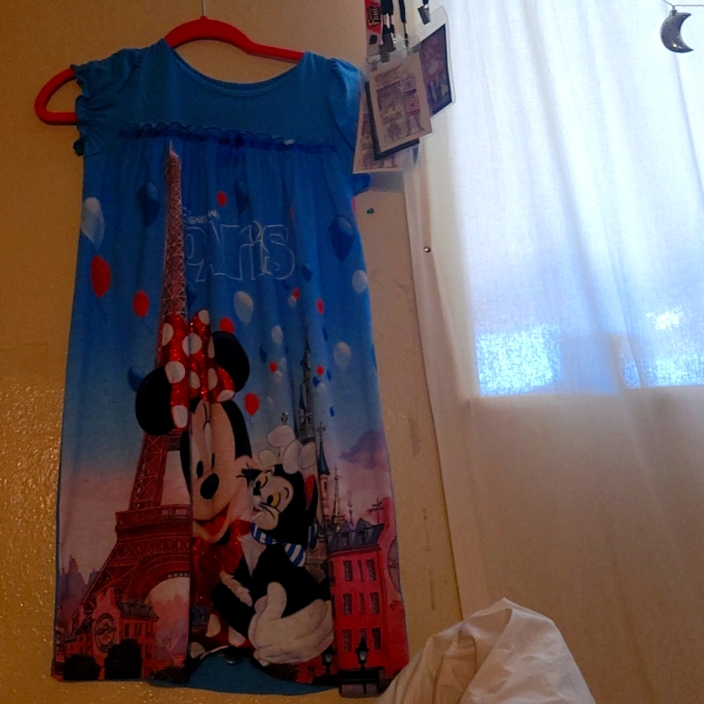 Girls Disney Paris minnie mouse dressing gown